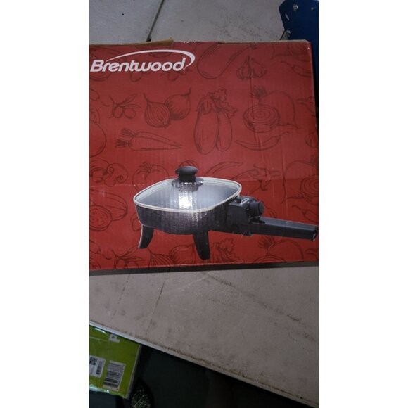 Brentwood SK-45 6" Non-Stick Electric Skillet with Glass Lid New - Picture 4 of 4